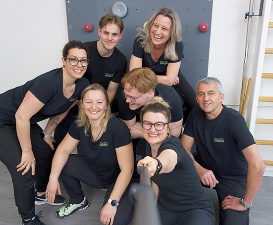 Foto vom Praxisteam der Physio- und Ergotherapie Rosenau